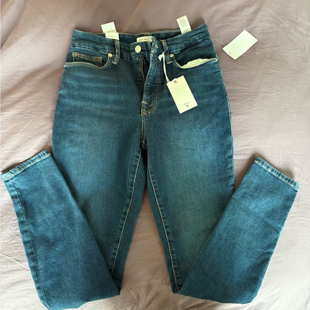 Good American Dark Blue Skinny Jeans